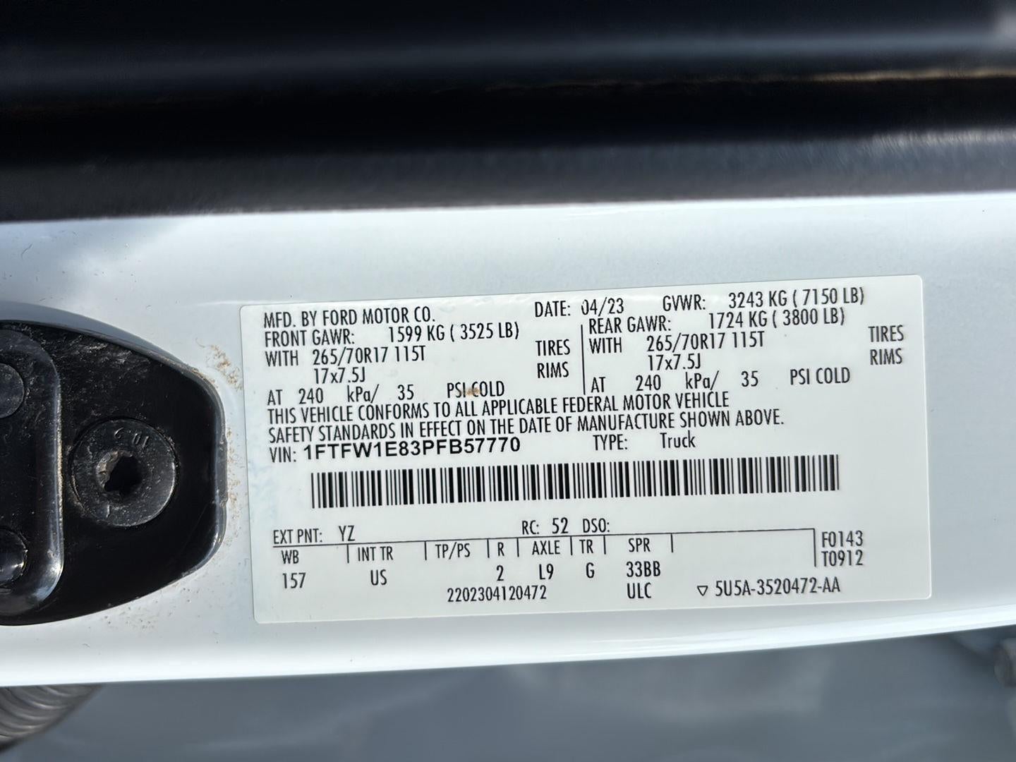 2023 Ford F-150 XLT