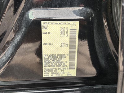 2018 Nissan Altima 2.5 SR