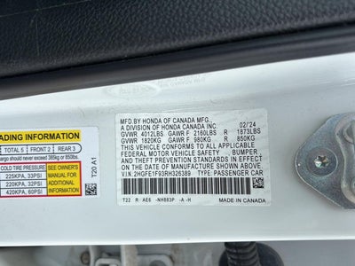 2024 Honda Civic Sedan Touring
