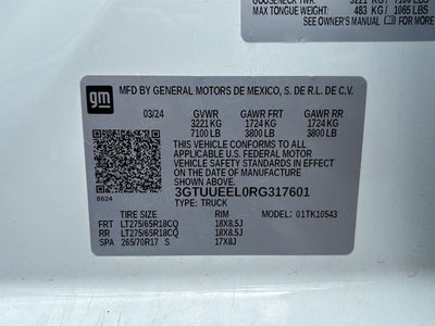 2024 GMC Sierra 1500 AT4