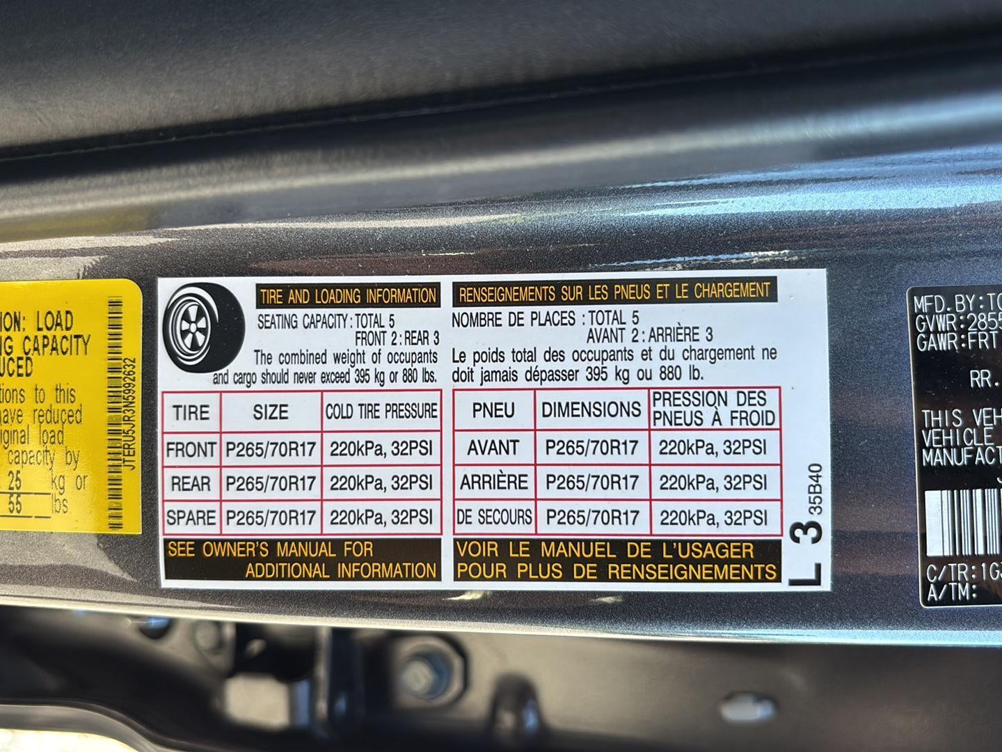 2022 Toyota 4Runner TRD Off Road Premium