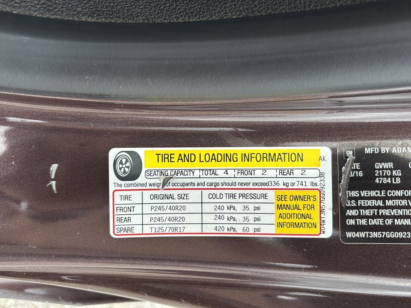 2016 Buick Cascada Premium