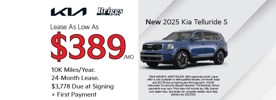 New 2025 Kia Telluride S