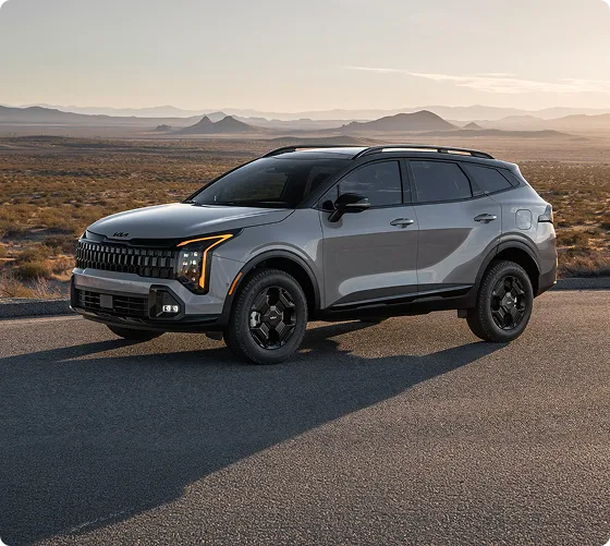 Kia Sportage X-Line with its two-tone exterior styling