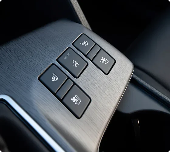Kia Sportage heated and ventilated front-row seats