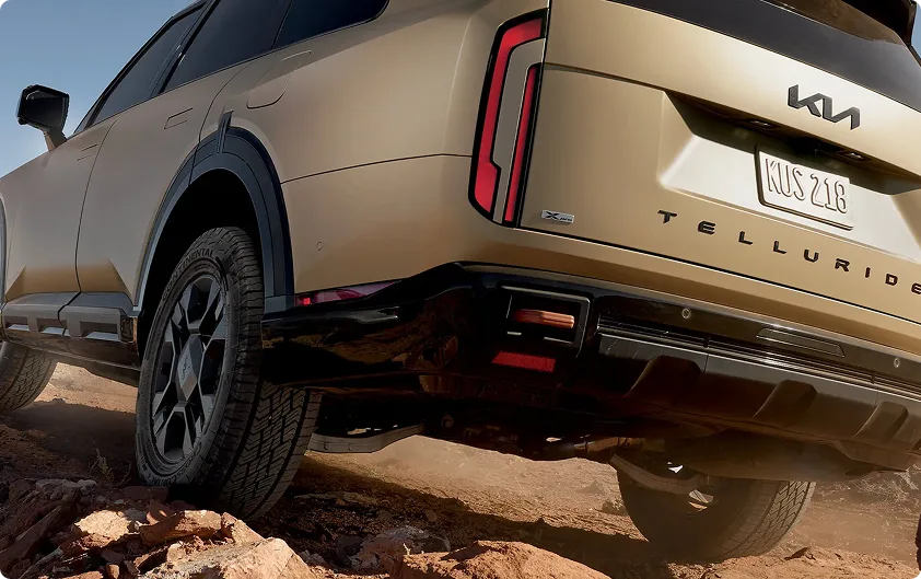 Bronze Telluride X-Pro climbing a rocky incline on its all-terrain tires