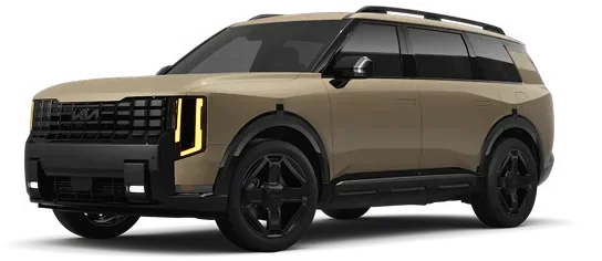 Tan 2027 Telluride X-Line EX, front three-quarter view