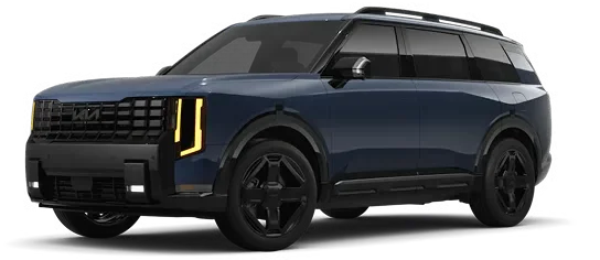 Navy 2027 Telluride X-Line SX Prestige, front three-quarter view