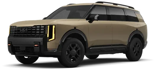 Tan 2027 Telluride X-Pro SX Prestige, front three-quarter view